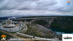 Skradin, řeka Krka, most A1