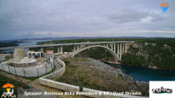 Skradin, řeka Krka, most A1