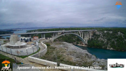 Skradin, řeka Krka, most A1