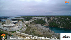 Skradin, řeka Krka, most A1