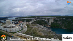 Skradin, řeka Krka, most A1