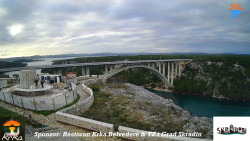 Skradin, řeka Krka, most A1