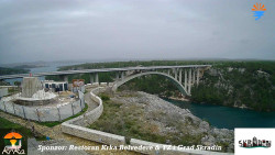 Skradin, řeka Krka, most A1