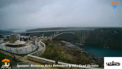 Skradin, řeka Krka, most A1