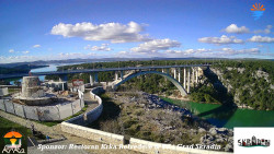 Skradin, řeka Krka, most A1