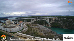 Skradin, řeka Krka, most A1