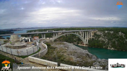Skradin, řeka Krka, most A1