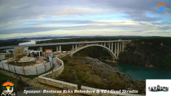 Skradin, řeka Krka, most A1