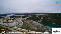 Skradin, řeka Krka, most A1