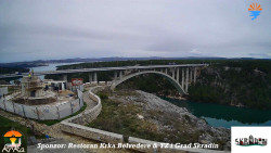 Skradin, řeka Krka, most A1