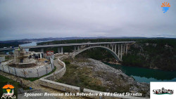 Skradin, řeka Krka, most A1