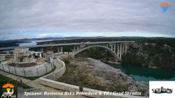 Skradin, řeka Krka, most A1