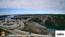 Skradin, řeka Krka, most A1