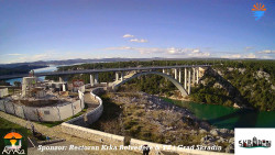 Skradin, řeka Krka, most A1