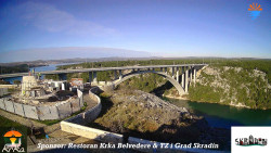 Skradin, řeka Krka, most A1