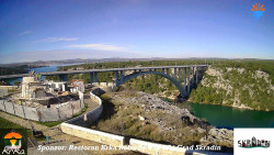 Skradin, řeka Krka, most A1