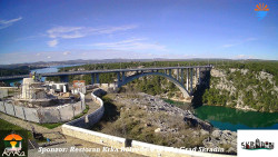 Skradin, řeka Krka, most A1