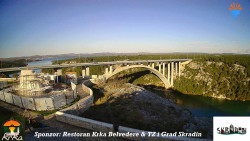 Skradin, řeka Krka, most A1