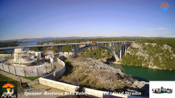 Skradin, řeka Krka, most A1