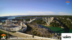 Skradin, řeka Krka, most A1