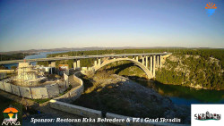Skradin, řeka Krka, most A1