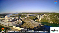 Skradin, řeka Krka, most A1