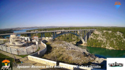 Skradin, řeka Krka, most A1