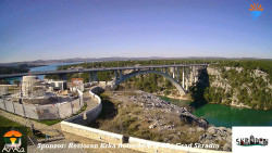 Skradin, řeka Krka, most A1