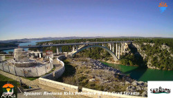 Skradin, řeka Krka, most A1