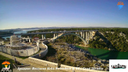 Skradin, řeka Krka, most A1