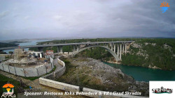 Skradin, řeka Krka, most A1