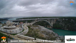 Skradin, řeka Krka, most A1