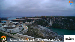 Skradin, řeka Krka, most A1