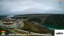 Skradin, řeka Krka, most A1