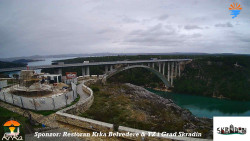 Skradin, řeka Krka, most A1
