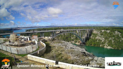 Skradin, řeka Krka, most A1