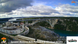 Skradin, řeka Krka, most A1