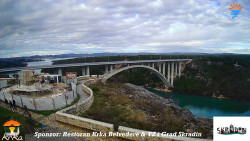 Skradin, řeka Krka, most A1