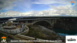 Skradin, řeka Krka, most A1