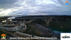 Skradin, řeka Krka, most A1