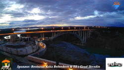 Skradin, řeka Krka, most A1