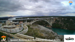 Skradin, řeka Krka, most A1