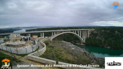 Skradin, řeka Krka, most A1