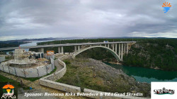 Skradin, řeka Krka, most A1