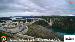 Skradin, řeka Krka, most A1