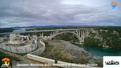 Skradin, řeka Krka, most A1