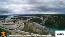 Skradin, řeka Krka, most A1