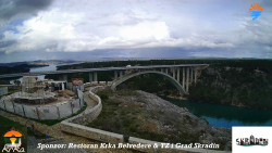 Skradin, řeka Krka, most A1