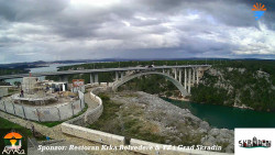 Skradin, řeka Krka, most A1