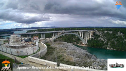 Skradin, řeka Krka, most A1